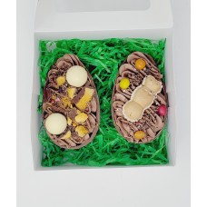 2 x Filled Easter Egg Halfs