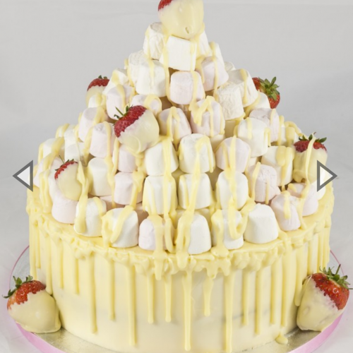 Marshmellow Tower Cake